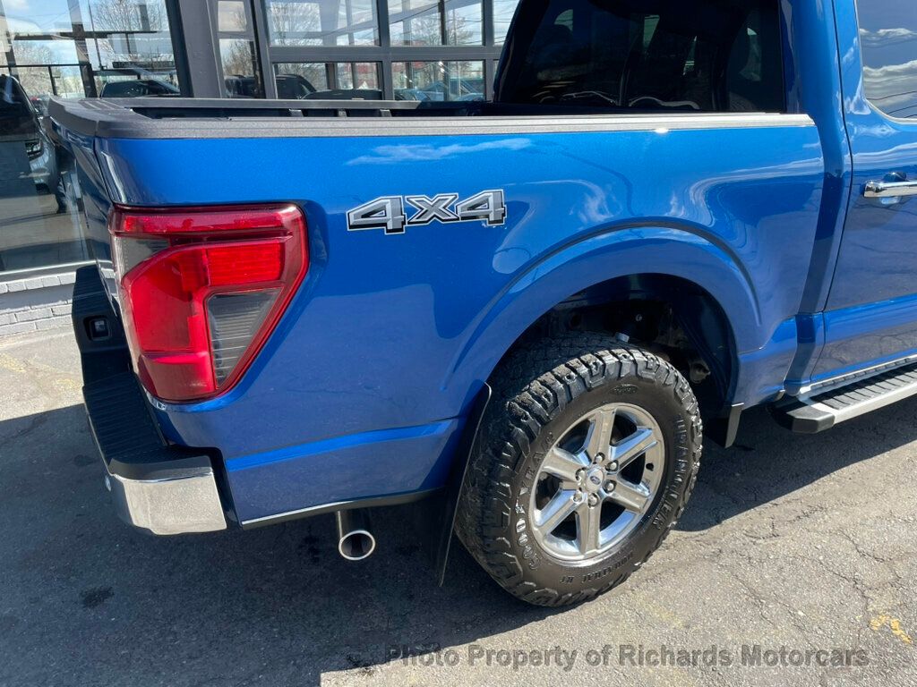 2024 Ford F-150 XLT 4WD SuperCrew 5.5' Box - Antimatter Blue Metallic exterior view 8