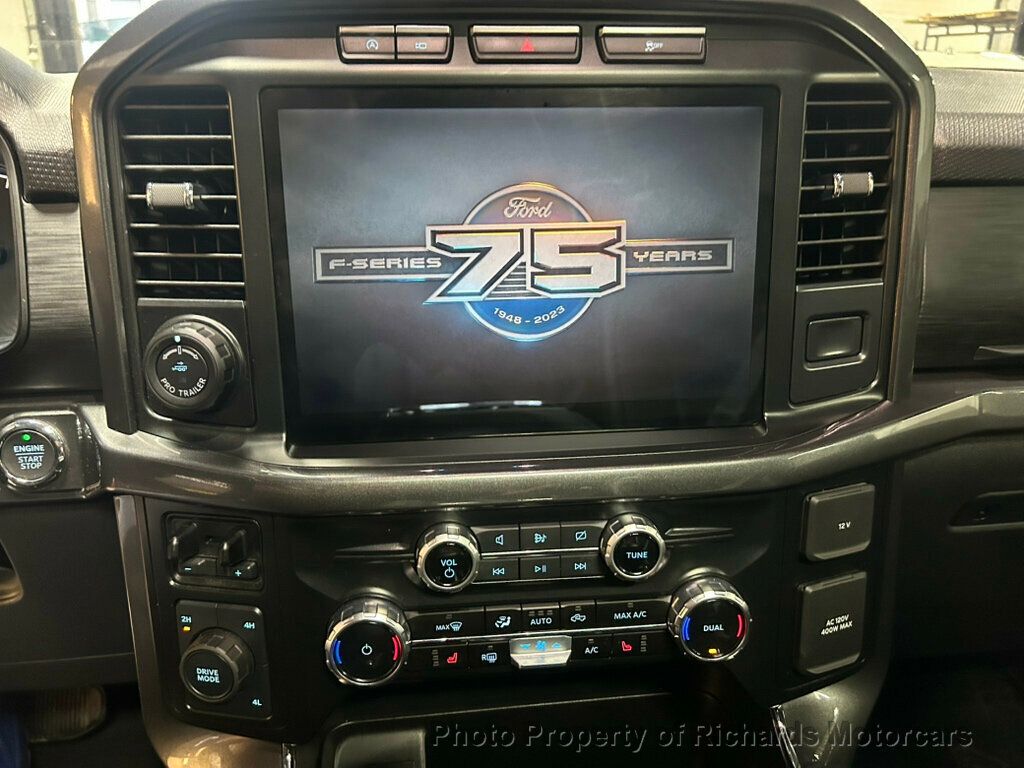 2023 Ford F-150 XLT 4WD SuperCrew 5.5' Box - Agate Black Metallic exterior view 18