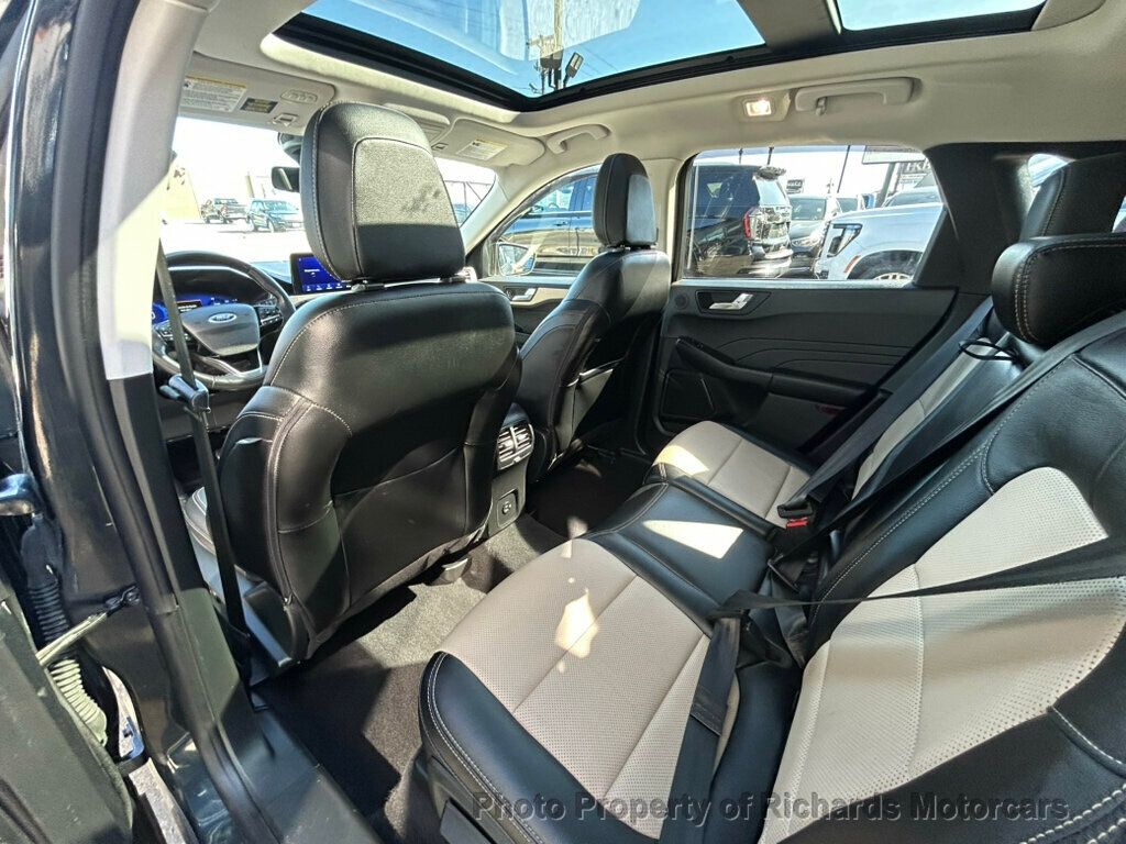 2022 Ford Escape Titanium Hybrid AWD - Carbonized Gray Metallic exterior view 17