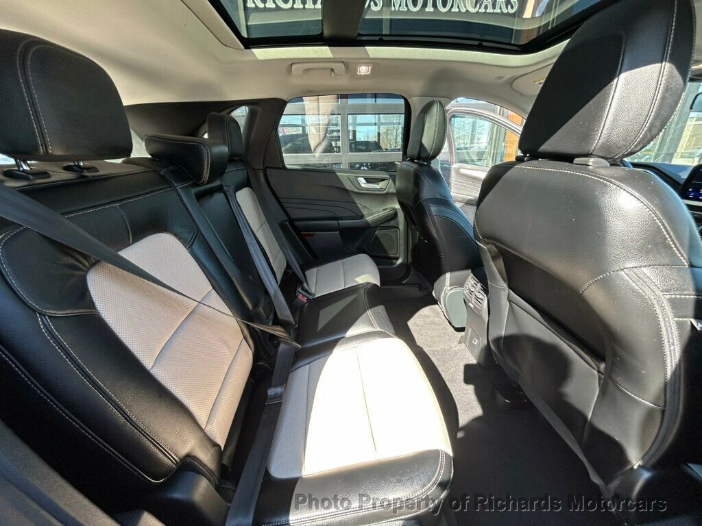 2022 Ford Escape Titanium Hybrid AWD - Carbonized Gray Metallic exterior view 19