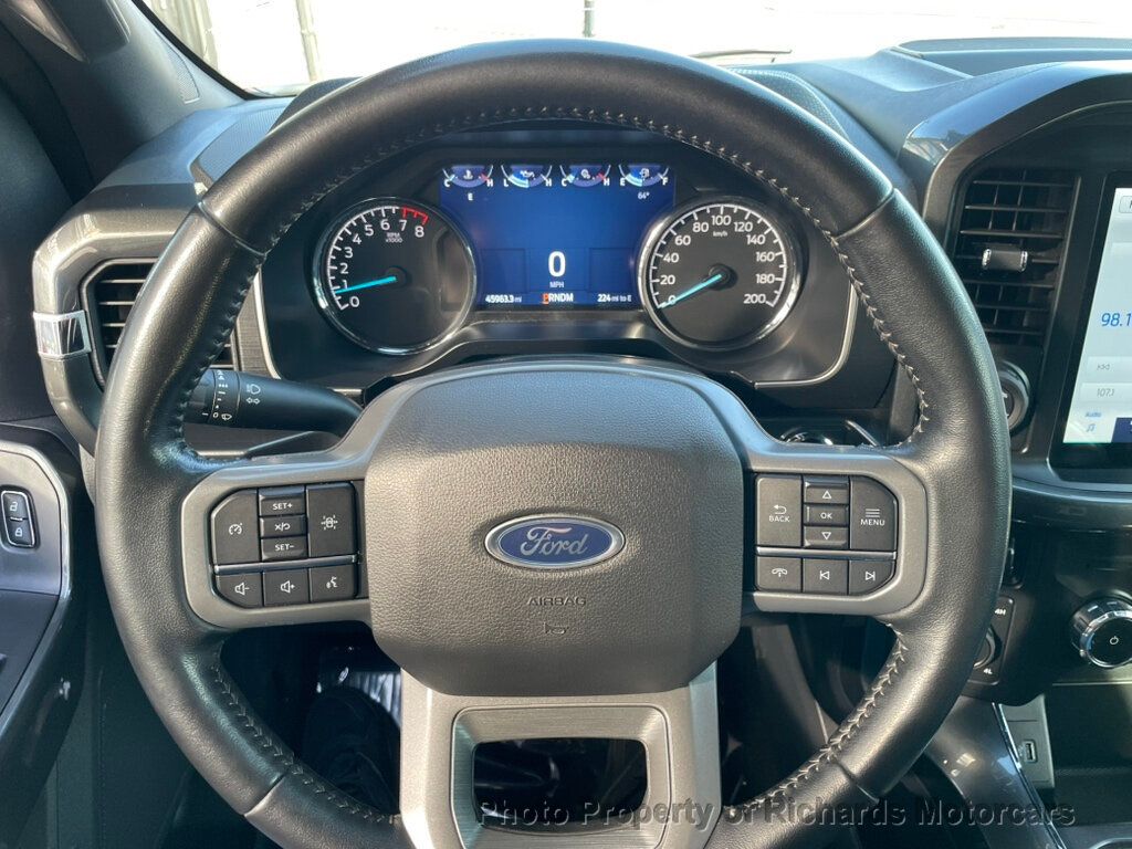 2022 Ford F-150 XLT 4WD SuperCrew 6.5' Box - Rapid Red Metallic Tinted Clearcoat exterior view 12