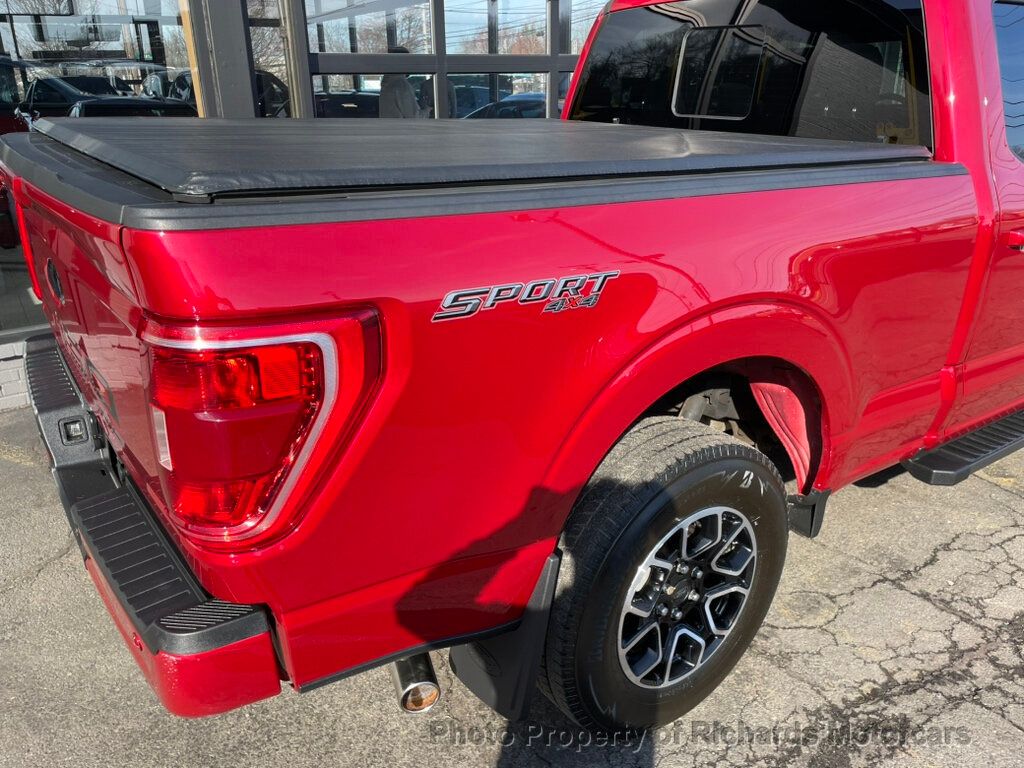 2022 Ford F-150 XLT 4WD SuperCrew 6.5' Box - Rapid Red Metallic Tinted Clearcoat exterior view 6