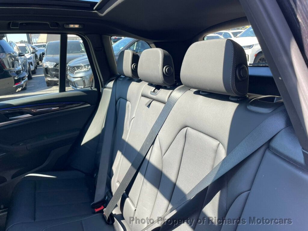 2023 BMW X3 xDrive30i Sports Activity Vehicle - Black Sapphire Metallic exterior view 17