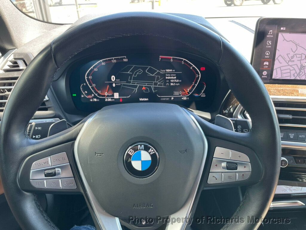 2023 BMW X3 xDrive30i Sports Activity Vehicle - Black Sapphire Metallic exterior view 12