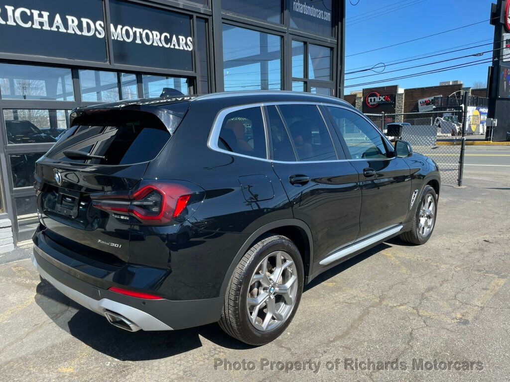 2023 BMW X3 xDrive30i Sports Activity Vehicle - Black Sapphire Metallic exterior view 3