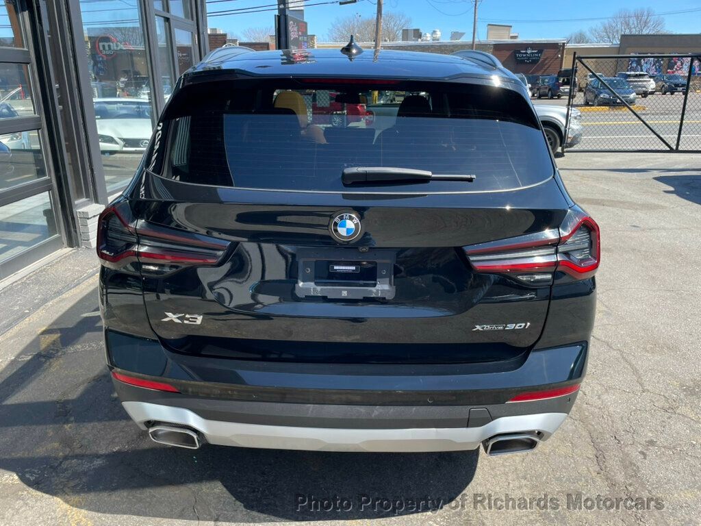 2023 BMW X3 xDrive30i Sports Activity Vehicle - Black Sapphire Metallic exterior view 7