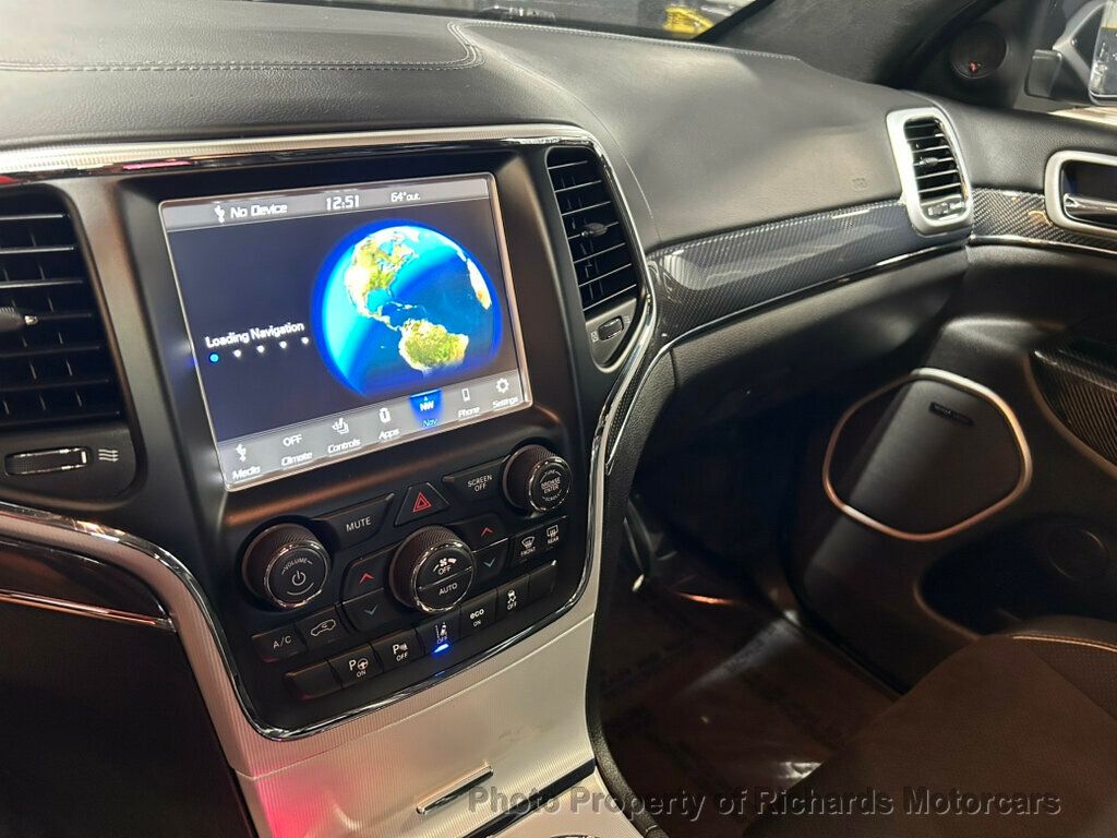 2018 Jeep Grand Cherokee SRT 4x4 - Diamond Black Crystal Pearlcoat exterior view 15