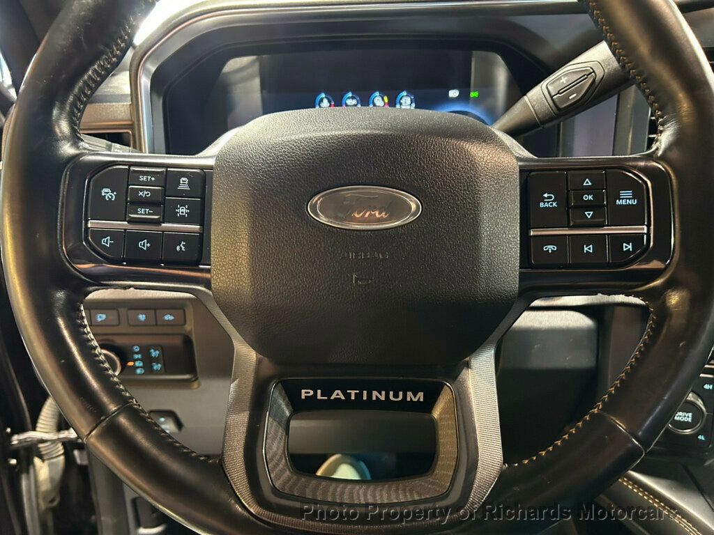 2023 Ford Super Duty F-250 SRW Platinum 4WD Crew Cab 6.75' Box - Agate Black Metallic exterior view 13