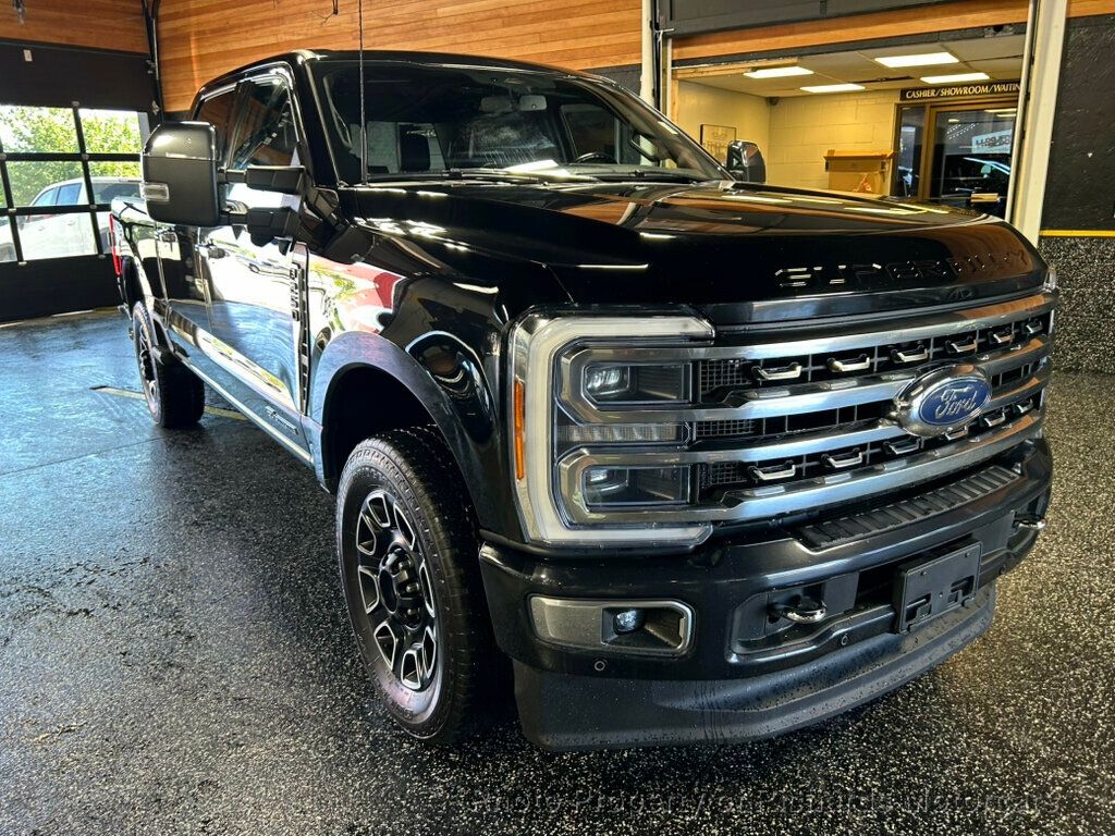2023 Ford Super Duty F-250 SRW Platinum 4WD Crew Cab 6.75' Box - Agate Black Metallic exterior view 8