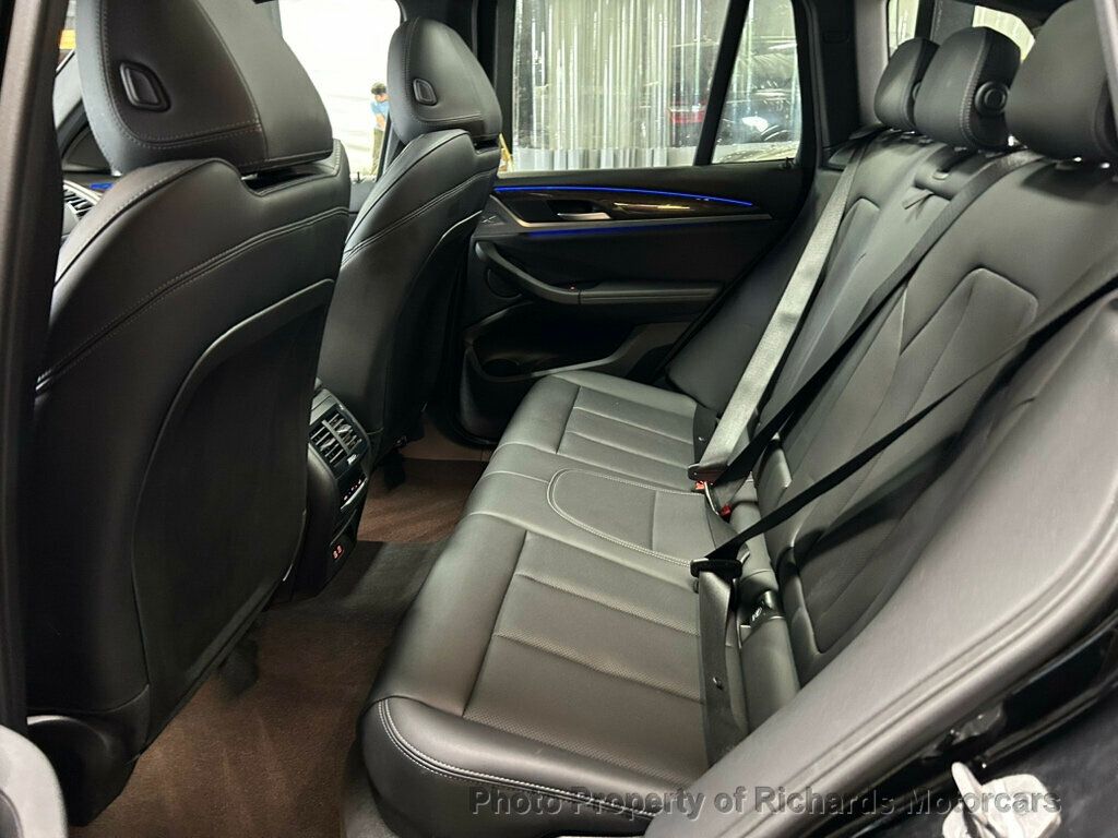 2023 BMW X3 xDrive30i Sports Activity Vehicle - Black Sapphire Metallic exterior view 17