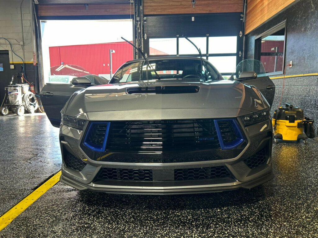 2025 Ford Mustang GT Premium Convertible - Carbonized Gray Metallic exterior view 2