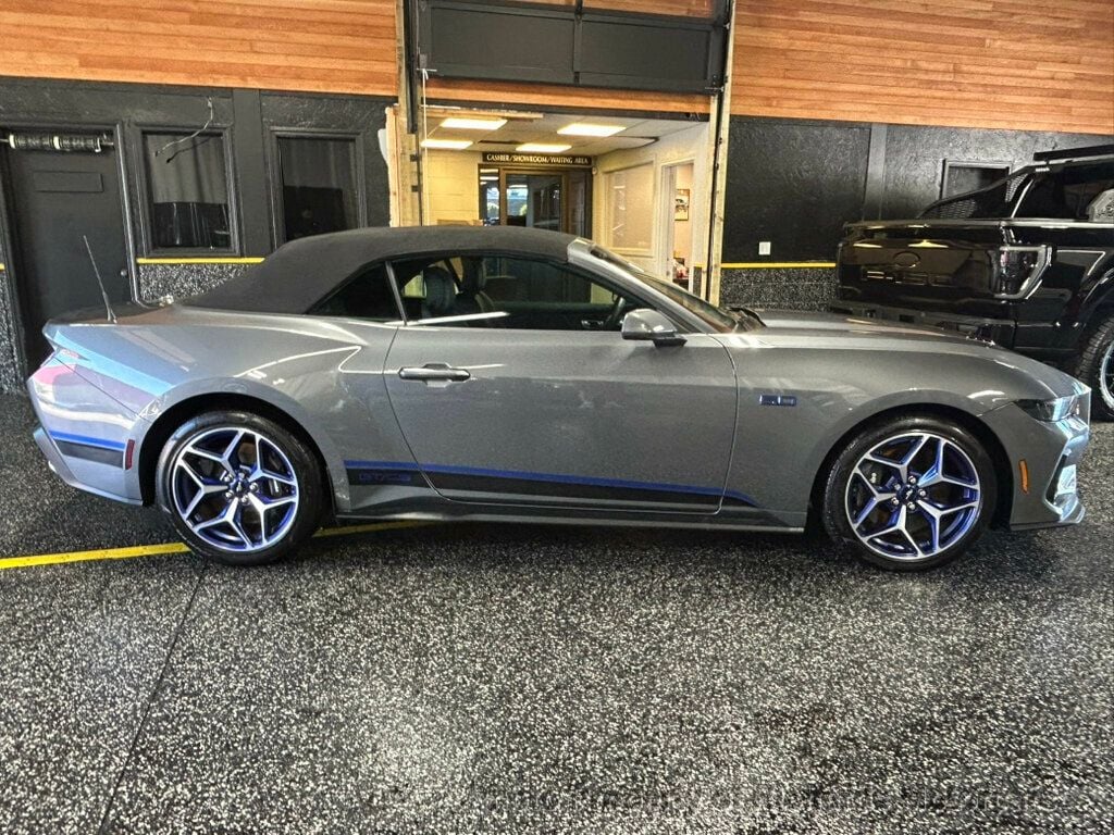 2025 Ford Mustang GT Premium Convertible - Carbonized Gray Metallic exterior view 4