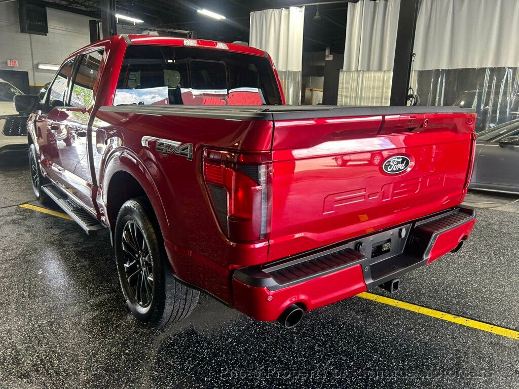 2024 Ford F-150 XLT 4WD SuperCrew 5.5' Box - Rapid Red Metallic Tinted Clearcoat exterior view 5