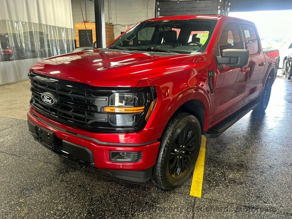 2024 Ford F-150 XLT 4WD SuperCrew 5.5' Box - Rapid Red Metallic Tinted Clearcoat exterior view 7