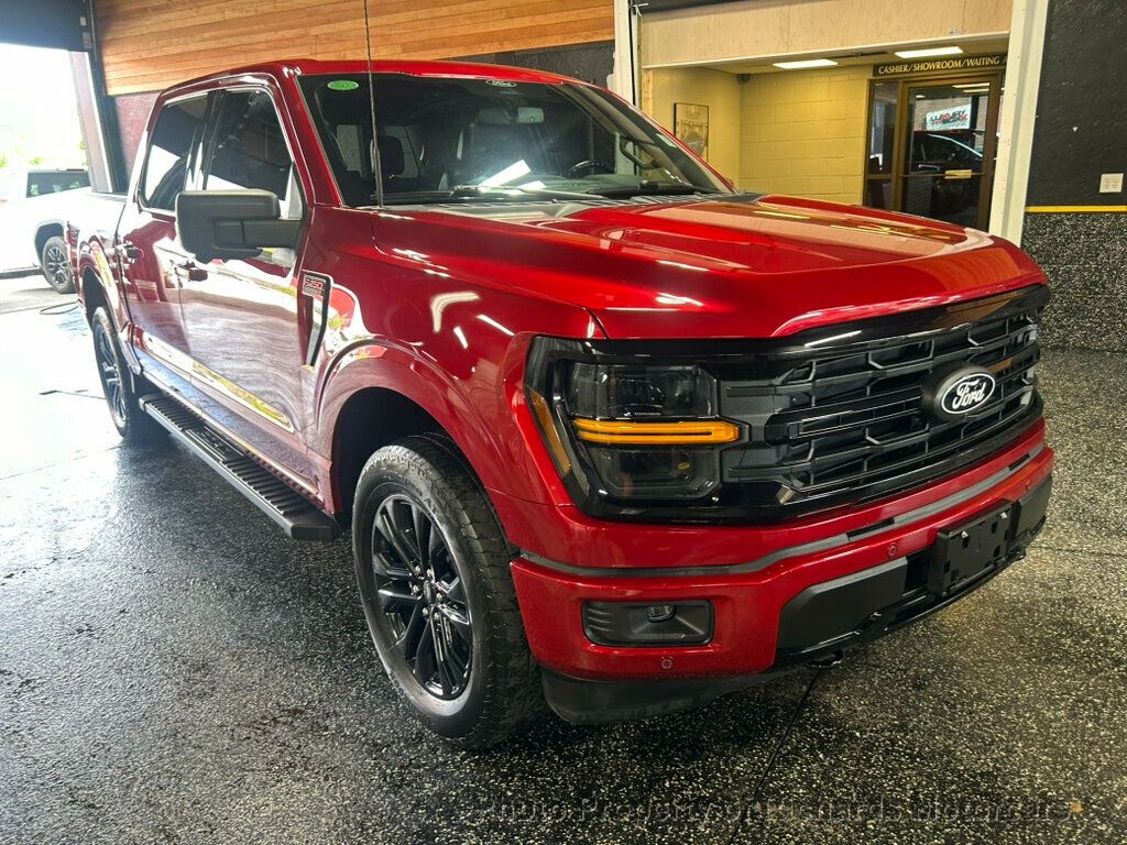 2024 Ford F-150 XLT 4WD SuperCrew 5.5' Box - Rapid Red Metallic Tinted Clearcoat exterior view 9