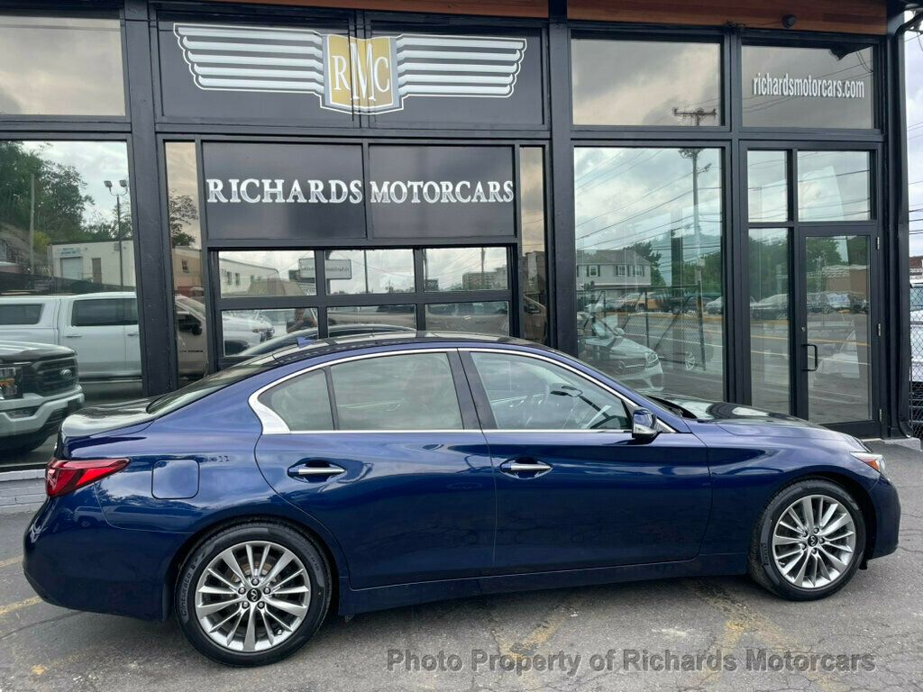 2024 INFINITI Q50 LUXE AWD - Grand Blue exterior view 2