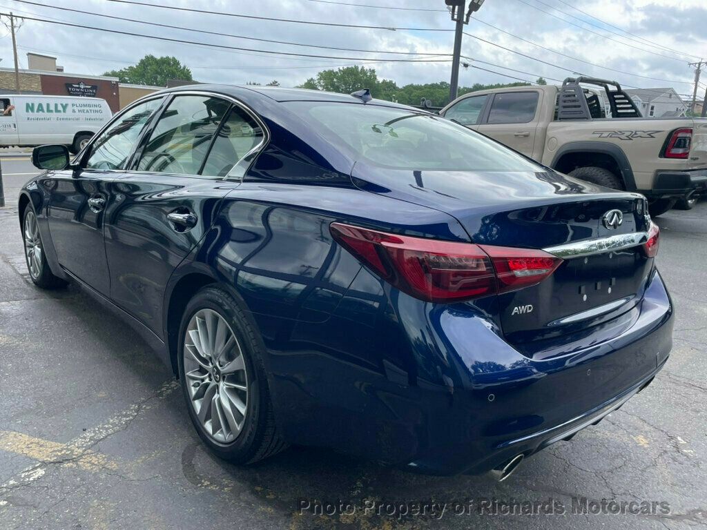 2024 INFINITI Q50 LUXE AWD - Grand Blue exterior view 5