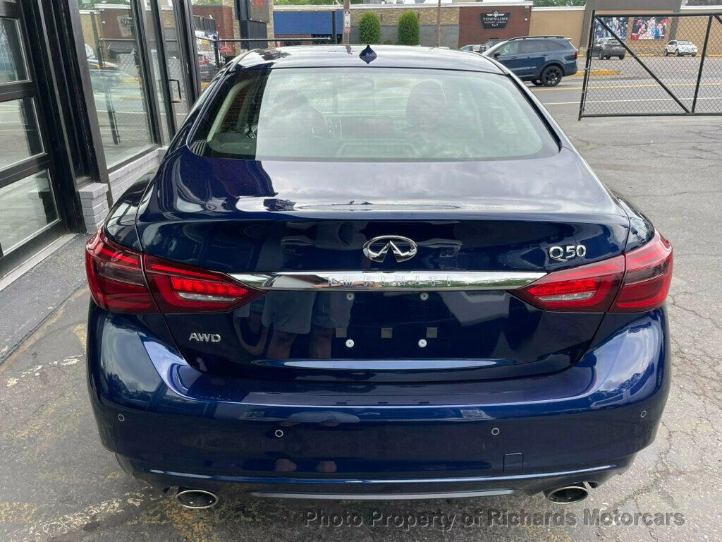2024 INFINITI Q50 LUXE AWD - Grand Blue exterior view 6