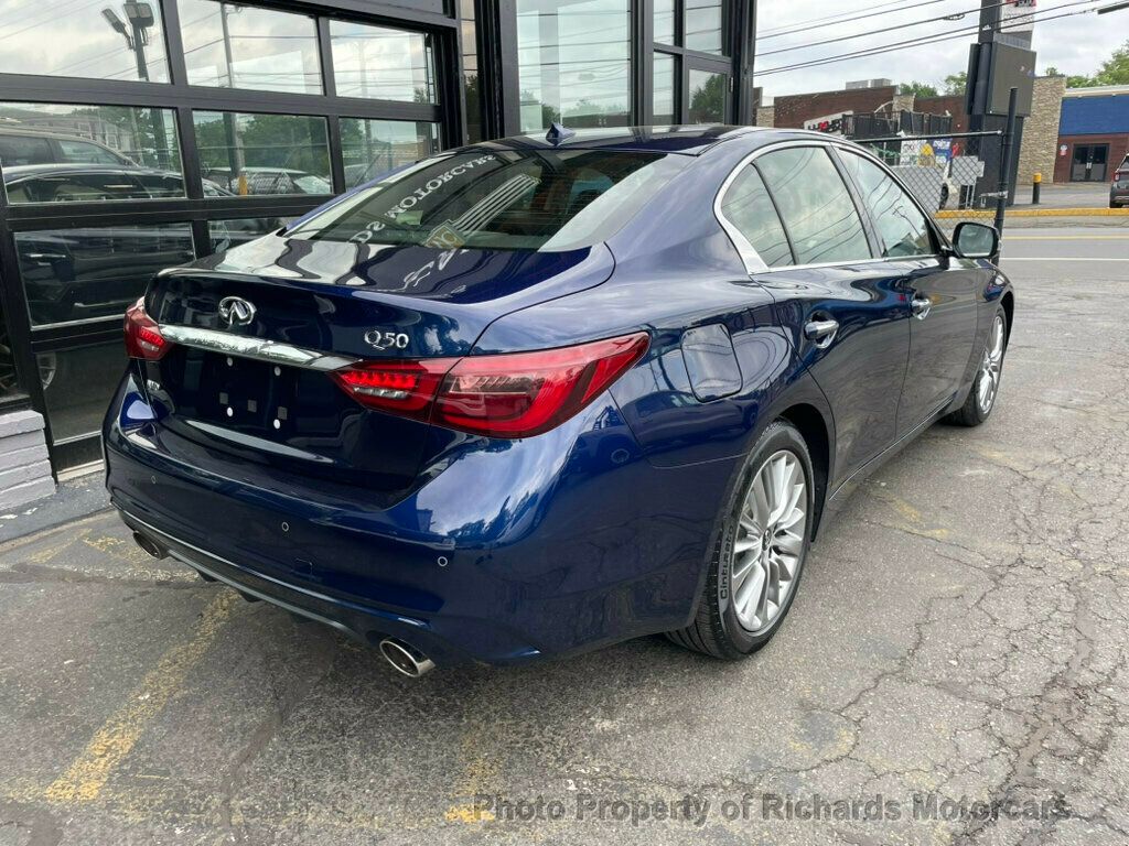 2024 INFINITI Q50 LUXE AWD - Grand Blue exterior view 7