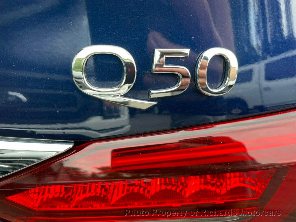 2024 INFINITI Q50 LUXE AWD - Grand Blue exterior view 8
