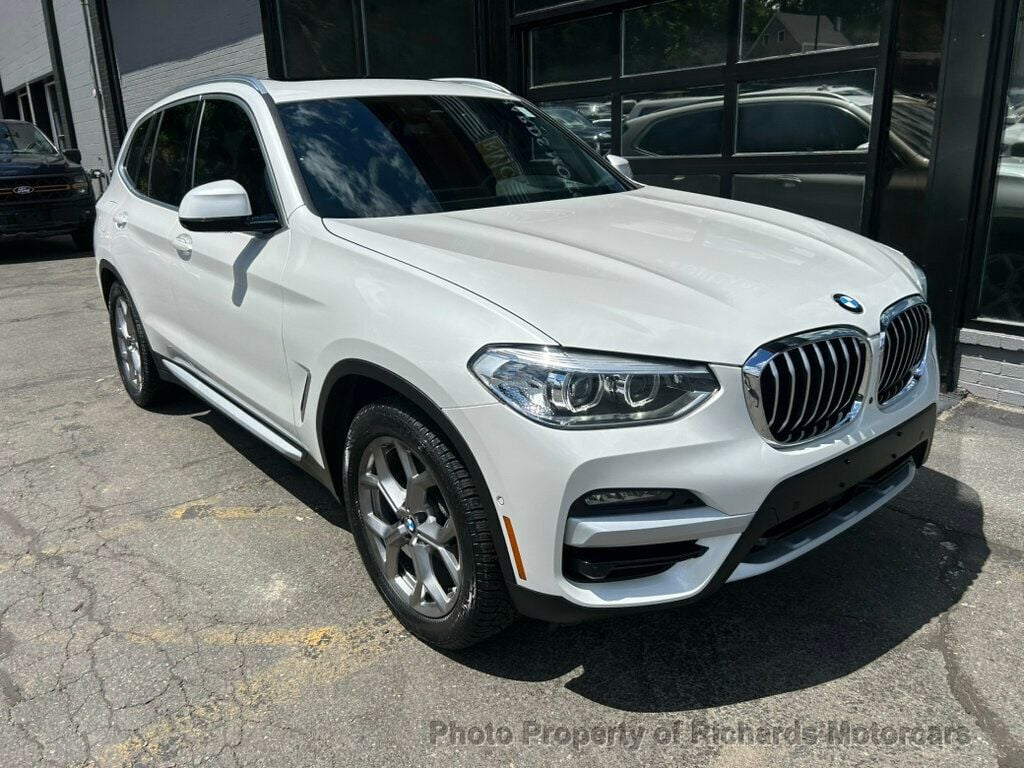 2021 BMW X3 xDrive30i Sports Activity Vehicle - Alpine White exterior view 7