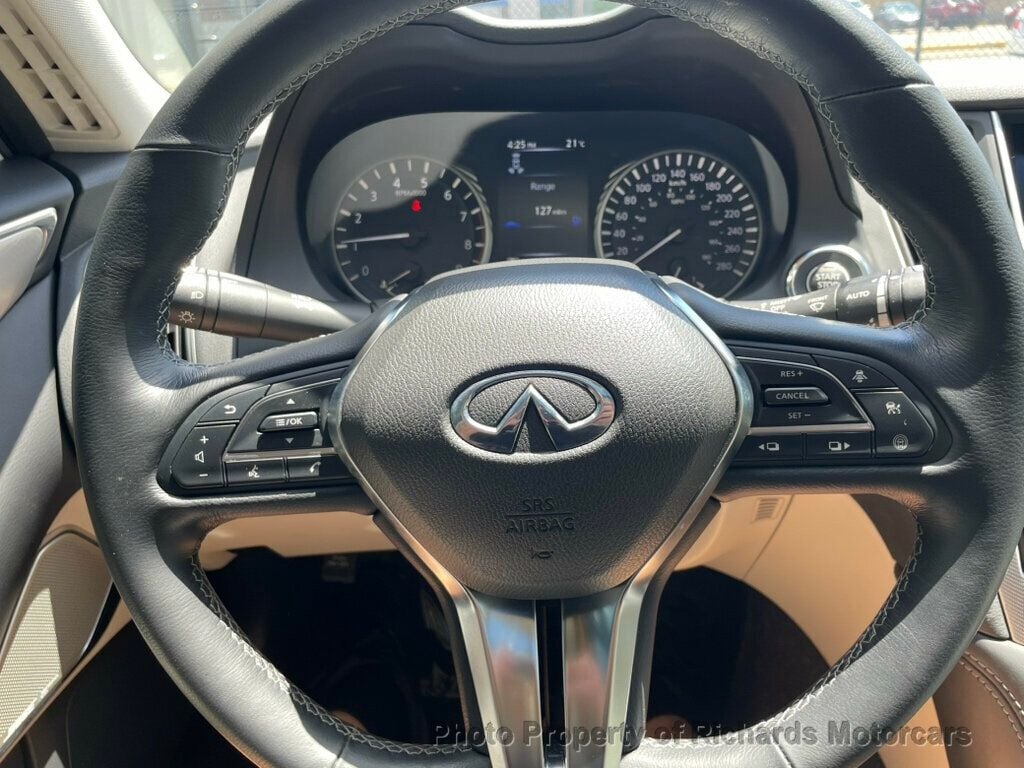 2023 INFINITI Q50 LUXE AWD - Majestic White exterior view 13