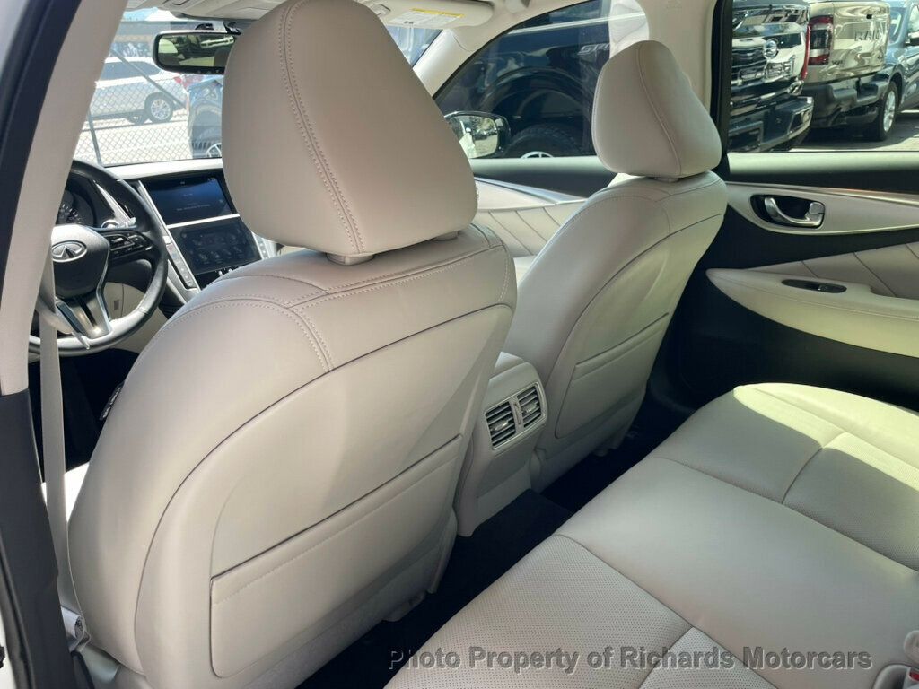 2023 INFINITI Q50 LUXE AWD - Majestic White exterior view 17