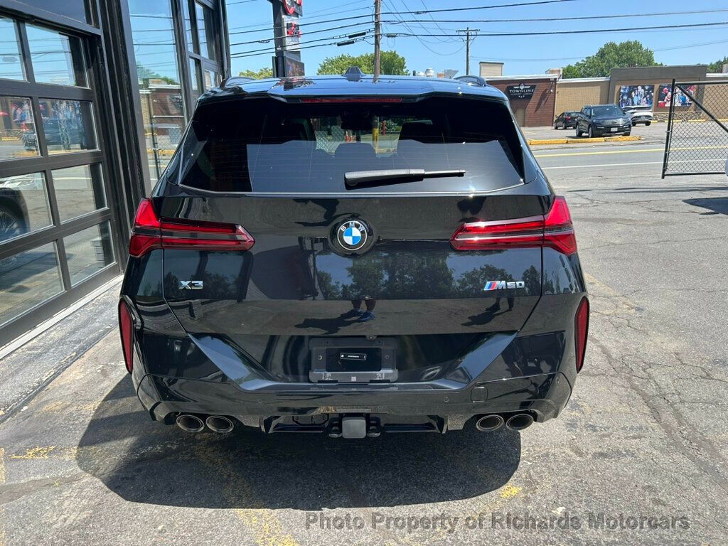 2025 BMW X3 M50 xDrive Sports Activity Vehicle - Black Sapphire Metallic exterior view 3