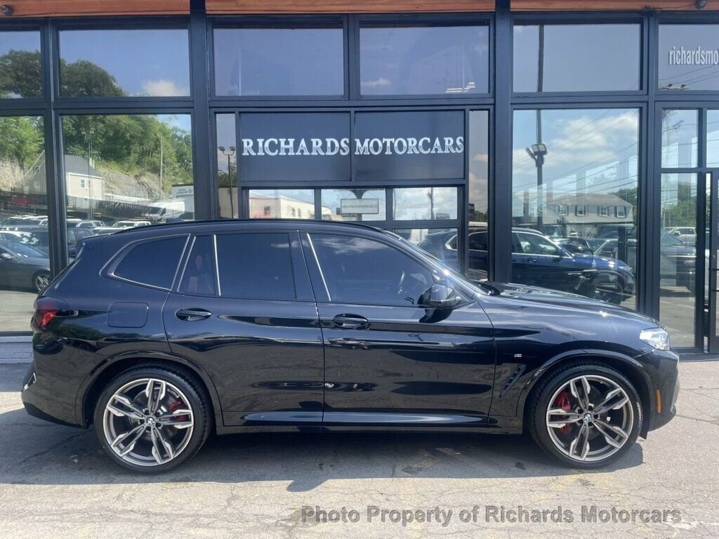 2022 BMW X3 M40i Sports Activity Vehicle - Black Sapphire Metallic exterior view 2