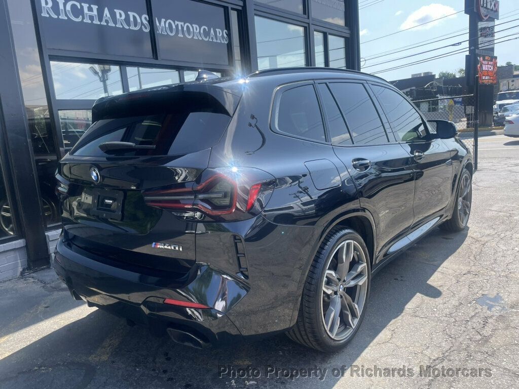 2022 BMW X3 M40i Sports Activity Vehicle - Black Sapphire Metallic exterior view 3