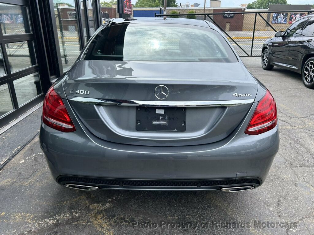 2018 Mercedes-Benz C-Class C 300 4MATIC Sedan - Selenite Grey Metallic exterior view 3