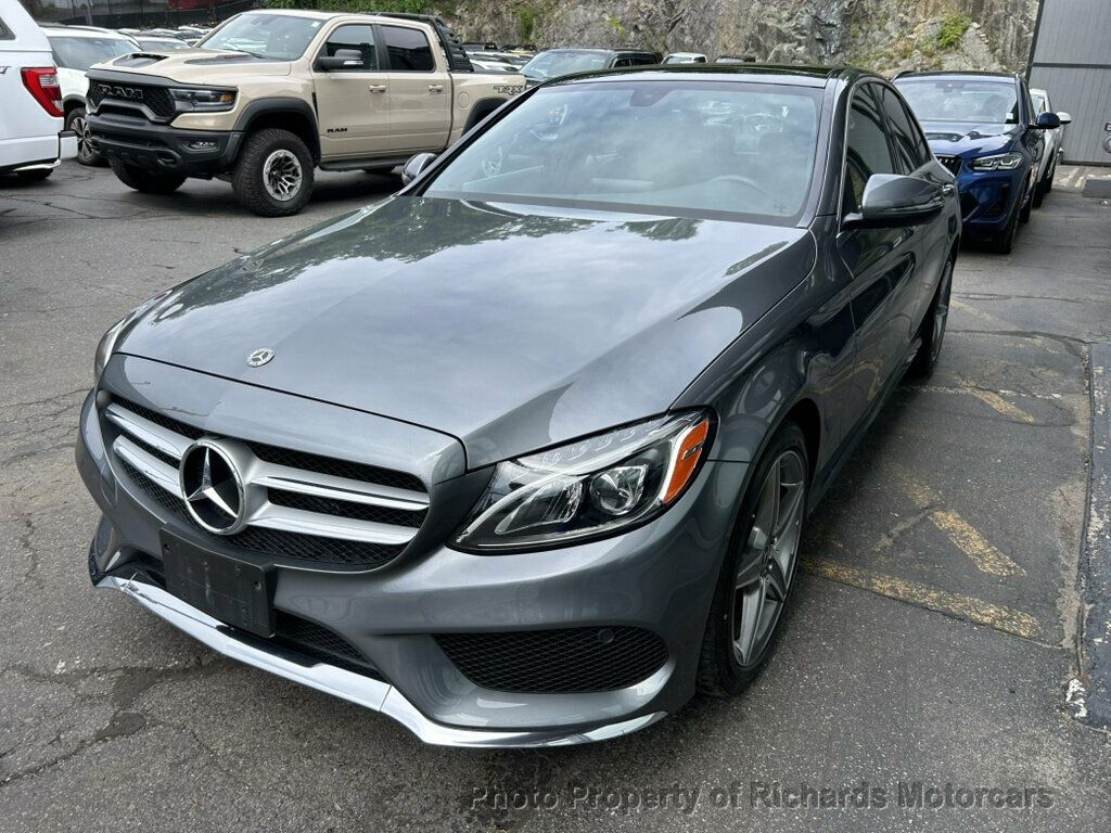 2018 Mercedes-Benz C-Class C 300 4MATIC Sedan - Selenite Grey Metallic exterior view 5
