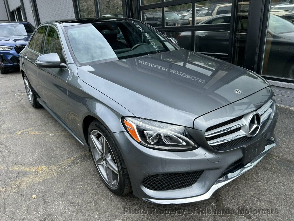 2018 Mercedes-Benz C-Class C 300 4MATIC Sedan - Selenite Grey Metallic exterior view 7