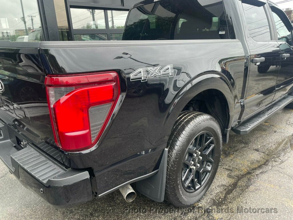 2024 Ford F-150 STX 4WD SuperCrew 5.5' Box - Agate Black Metallic exterior view 8