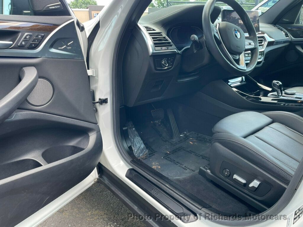 2023 BMW X3 xDrive30i Sports Activity Vehicle - Alpine White exterior view 9