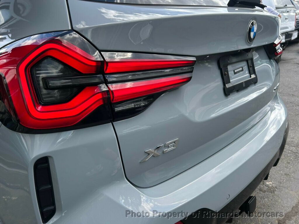 2022 BMW X3 xDrive30i Sports Activity Vehicle - Brooklyn Grey Metallic exterior view 10