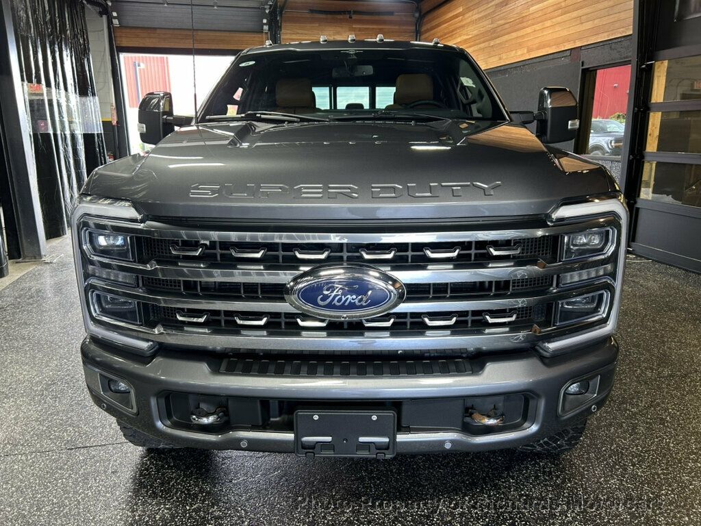 2023 Ford Super Duty F-350 SRW Platinum 4WD Crew Cab 6.75' Box - Azure Gray Metallic Tri-Coat exterior view 6