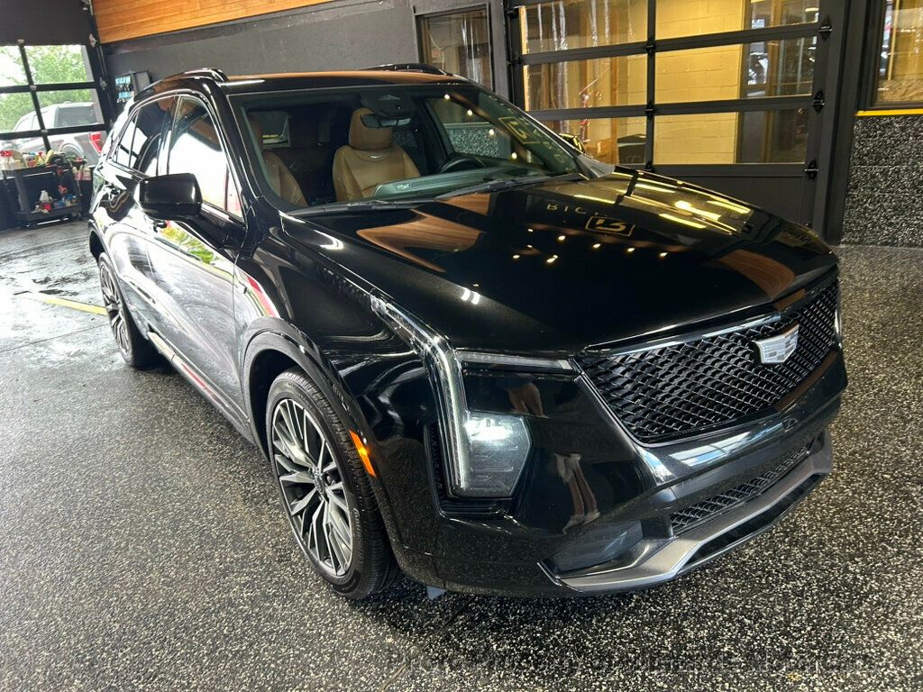 2024 Cadillac XT4 AWD 4dr Sport - Stellar Black Metallic exterior view 7
