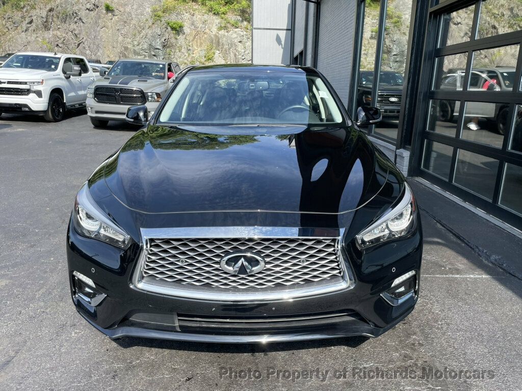 2024 INFINITI Q50 LUXE AWD - Black Obsidian exterior view 3