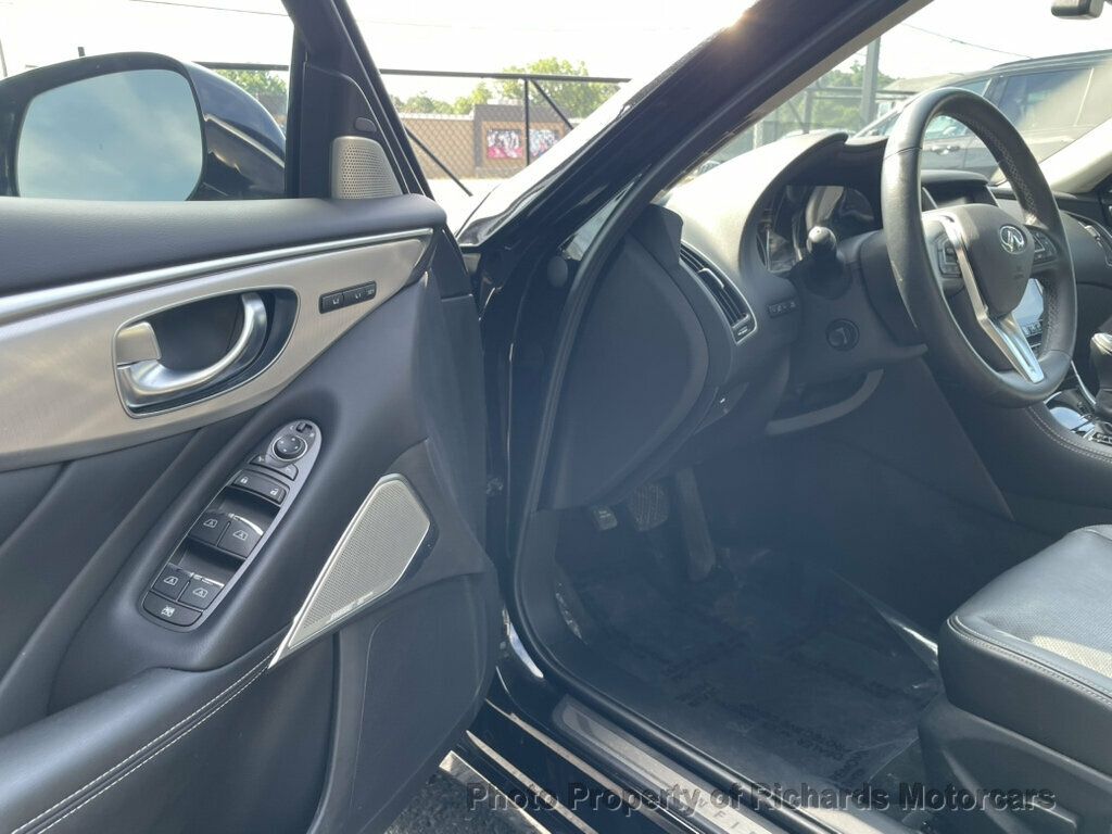 2024 INFINITI Q50 LUXE AWD - Black Obsidian exterior view 7