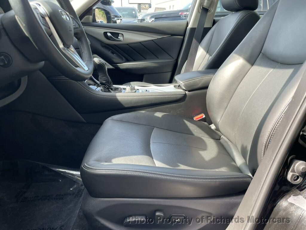 2024 INFINITI Q50 LUXE AWD - Black Obsidian exterior view 8
