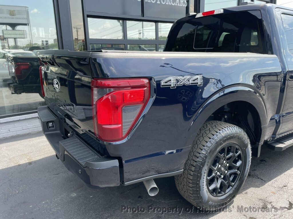 2024 Ford F-150 XLT 4WD SuperCrew 5.5' Box - Antimatter Blue Metallic exterior view 2