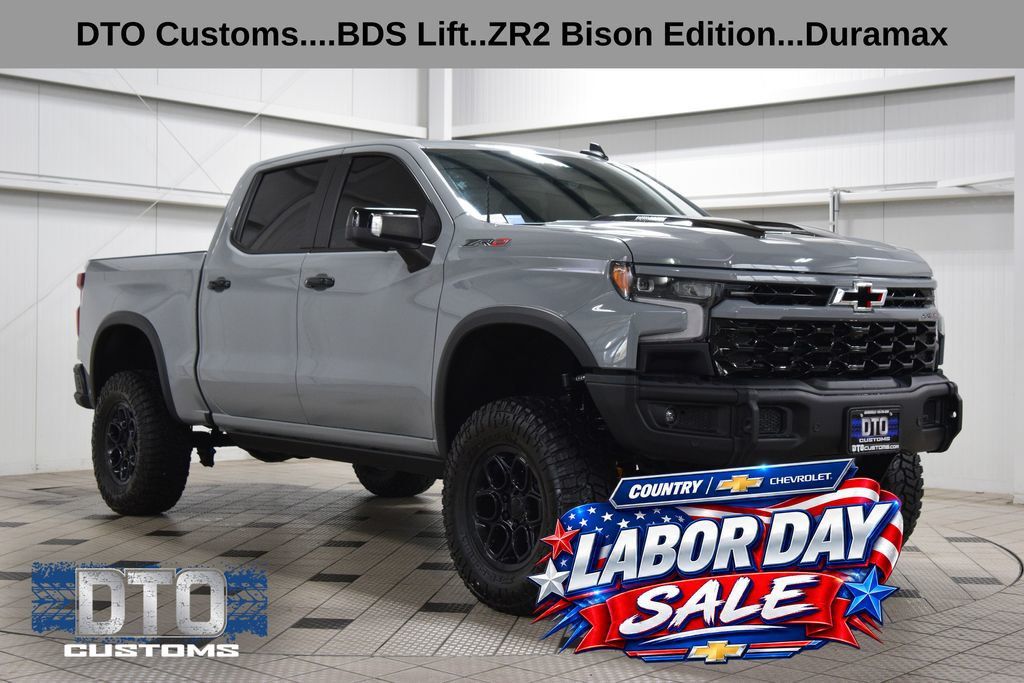 Slate Gray Metallic 2024 Chevrolet Silverado 1500 Pickup Truck Four-Wheel Drive Automatic