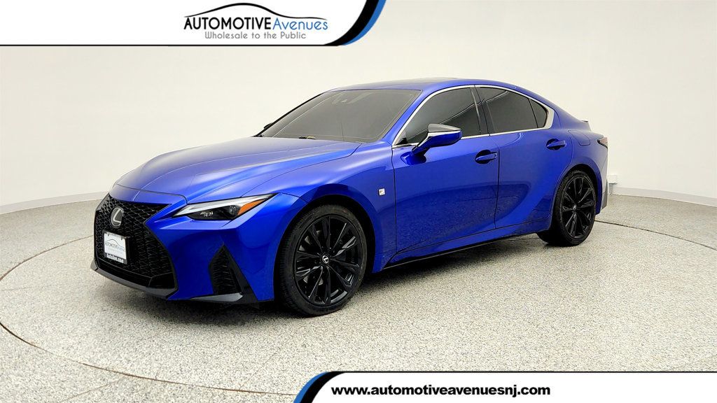 Ultrasonic Blue Mica 2.0 2023 Lexus IS 350 F Sport AWD Sedan All-Wheel Drive 6-Speed Automatic