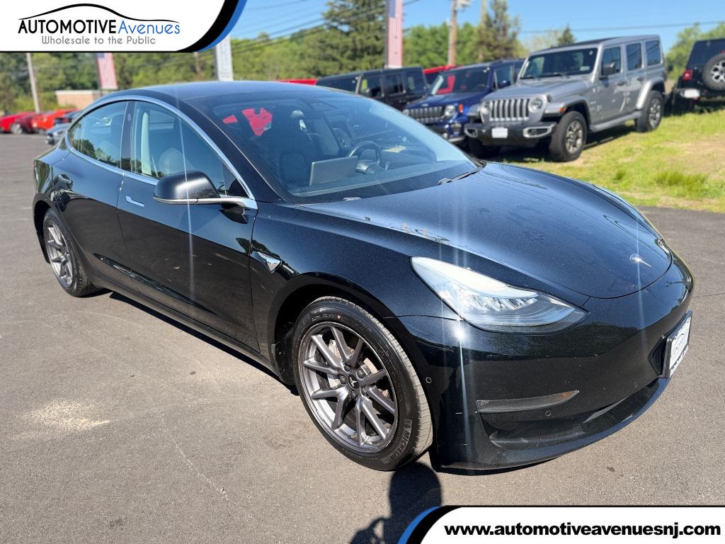 Black 2018 Tesla Model 3 Long Range AWD Sedan All-Wheel Drive Automatic