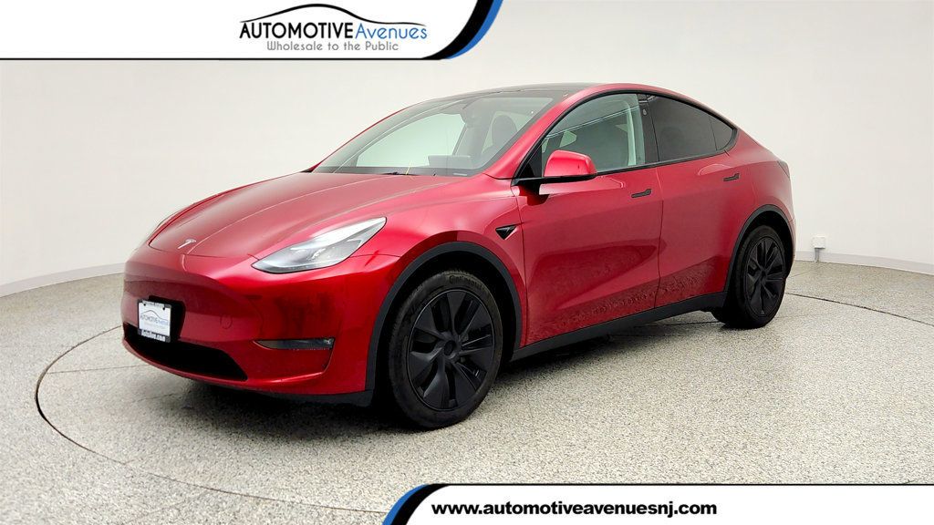 Ultra Red 2025 Tesla Model Y Long Range AWD SUV / Crossover All-Wheel Drive Automatic