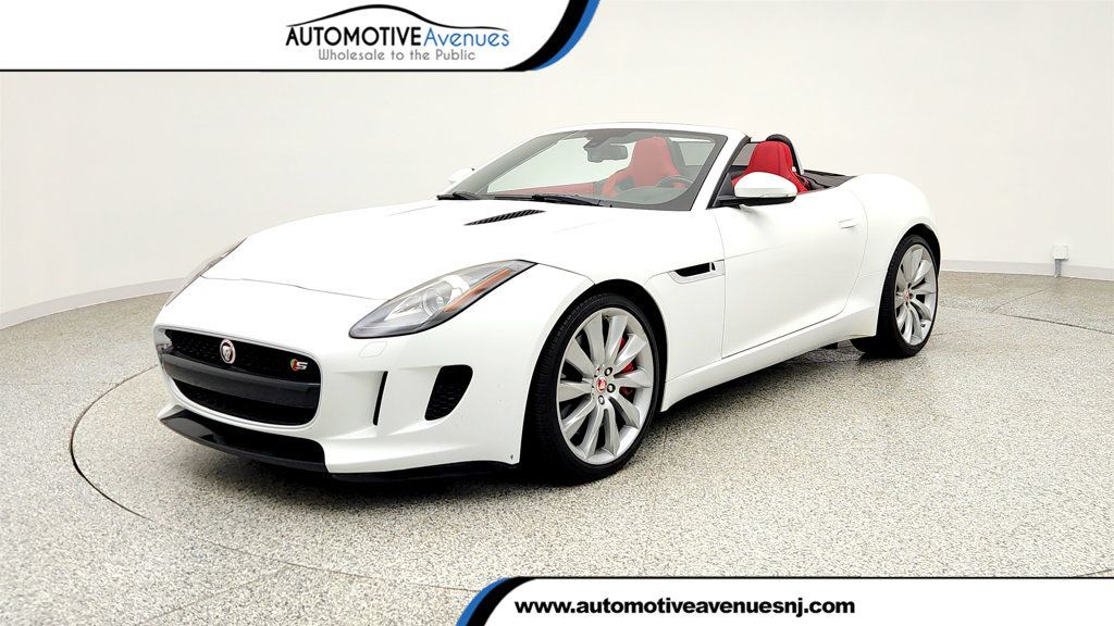 Polaris White 2015 Jaguar F-TYPE S Convertible RWD Convertible Rear-Wheel Drive 8-Speed Automatic