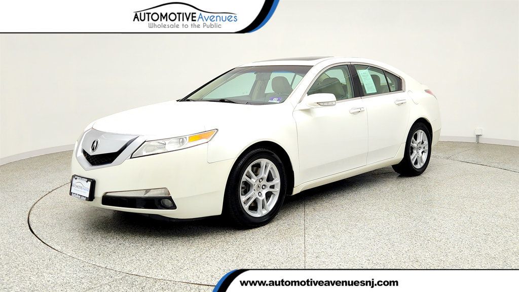 White Diamond Pearl 2009 Acura TL FWD with Technology Package Sedan Front-Wheel Drive 5-Speed Automatic