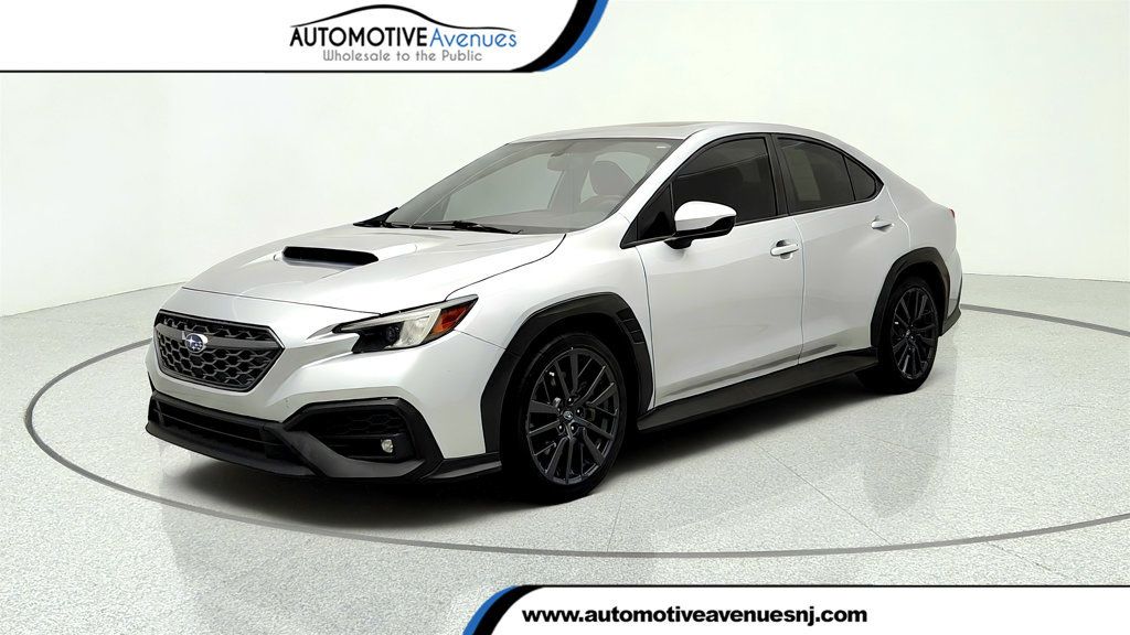 Ice Silver Metallic 2023 Subaru WRX Sedan All-Wheel Drive 6-Speed Manual