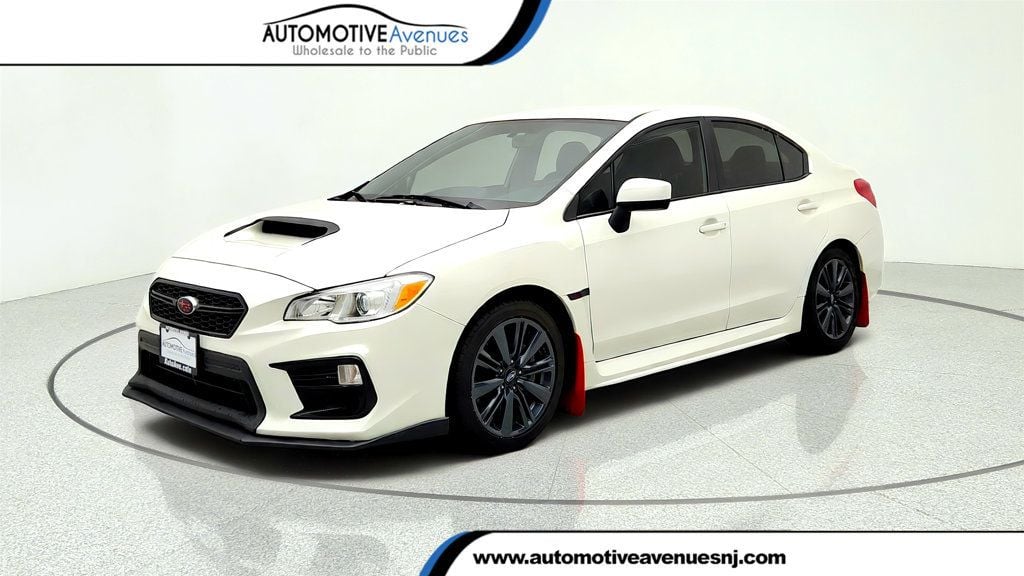 Crystal White Pearl 2020 Subaru WRX Sedan All-Wheel Drive 6-Speed Manual